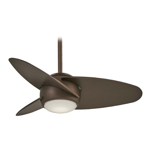 Minka Aire Slant 36-Inch LED Ceiling Fan in Oil Rubbed Bronze by Minka Aire F410L-ORB