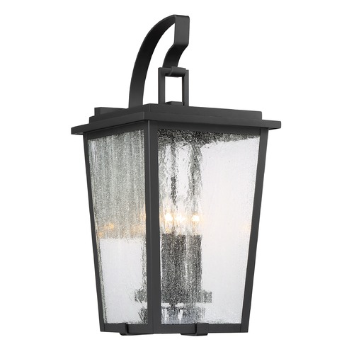 Cantebury Burnt Gold & Sand Black Candle Sleeves Outdoor Wall Light by Minka Lavery