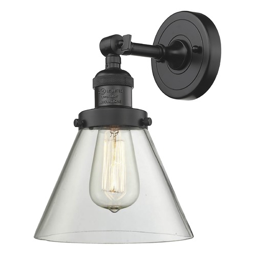 Large Cone Oil Rubbed Bronze Sconce by Innovations Lighting