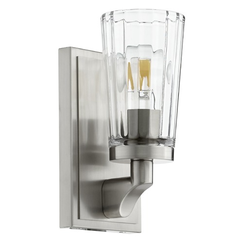 Quorum Lighting Satin Nickel Sconce by Quorum Lighting 5201-1-65