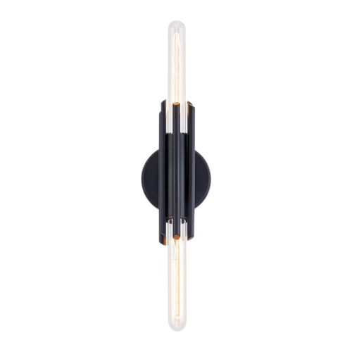Alora Lighting Elisa Carlucci Torres Matte Black Vertical Bathroom Light