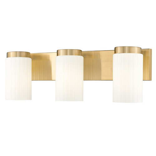 Z-Lite Z-Lite Burk Luxe Gold Bathroom Light 746-3V-LG