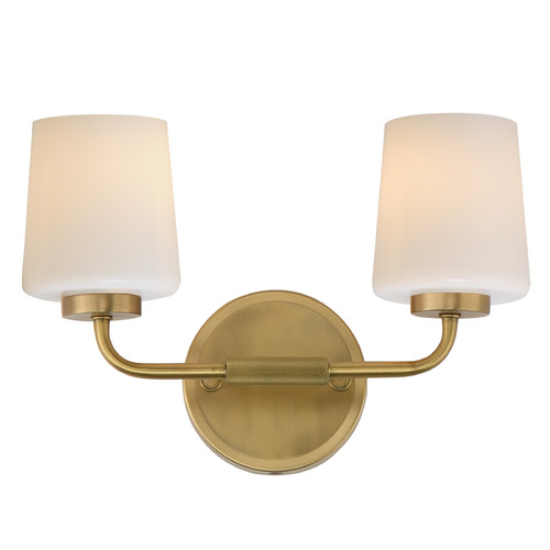 Maxim Lighting Maxim Lighting Durham Natural Aged Brass Bathroom Light 12692WTNAB