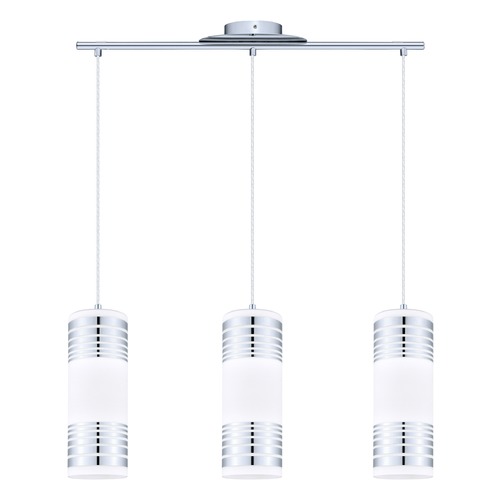 Bayman Chrome Multi-Light Pendant by Eglo Lighting