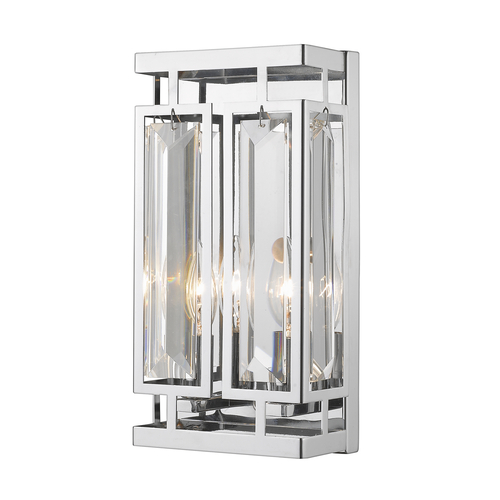 Z-Lite Mersesse Chrome Sconce by Z-Lite 6006-2S-CH