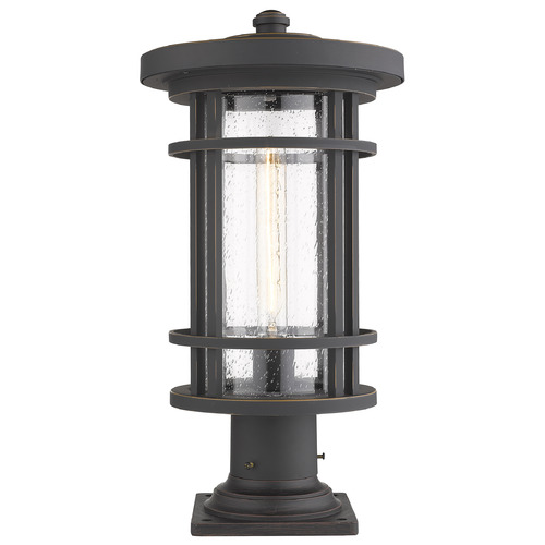 Jordan Oil Rubbed Bronze Post Light by Z-Lite