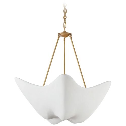 Aerin Cosima Medium Chandelier in Antique Brass by Visual Comfort Signature