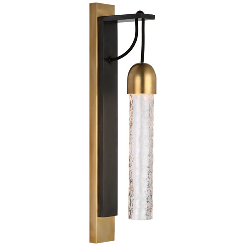 Visual Comfort Signature Collection Marie Flanigan Reve Sconce in Bronze & Soft Brass by Visual Comfort Signature S2345BZSBCWG