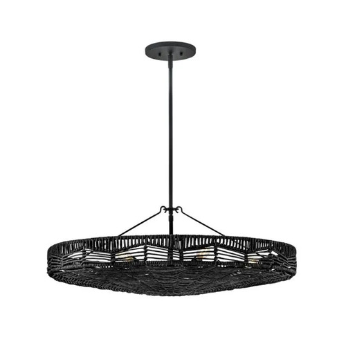 Hinkley Ophelia 30-Inch Convertible Pendant in Black by Hinkley Lighting 42303BK-BK