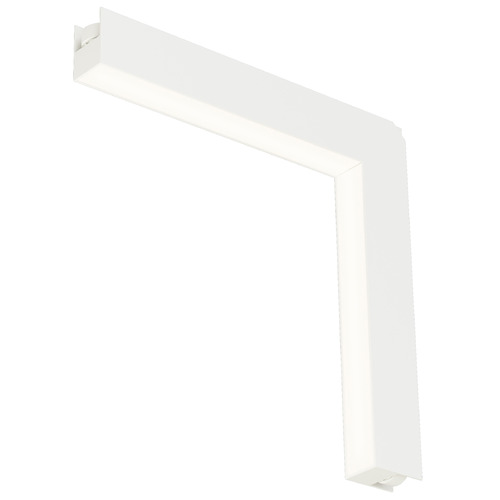 Continuum LED Wall to Ceiling Corner Track Light in White by ET2 Lighting