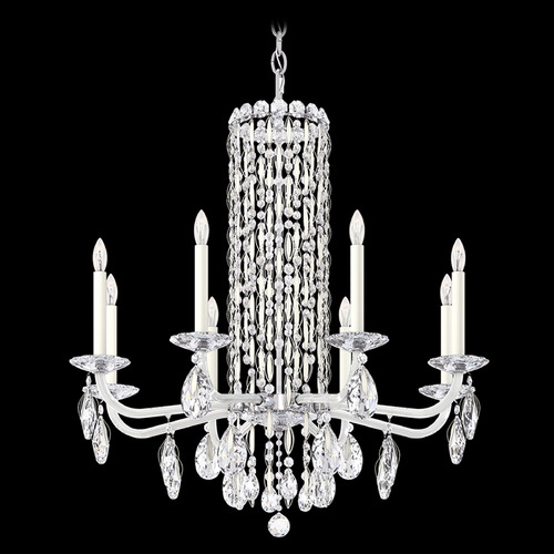 Schonbek Worldwide Lighting Siena White Crystal Chandelier
