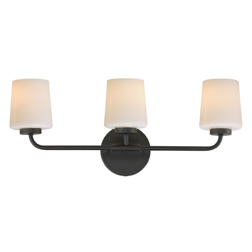 Maxim Lighting Maxim Lighting Durham Black Bathroom Light 12693WTBK
