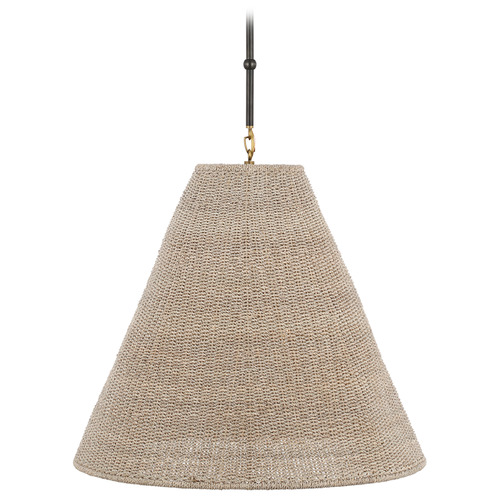 Goodman Bronze Antique Brass Ash Hanging Light