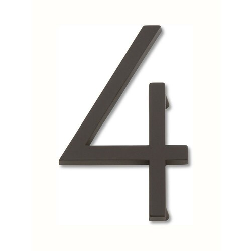 Oil Rubbed Bronze House Number 4 by Atlas Homewares