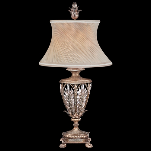 Fine Art Lamps Winter Palace Antiqued Silver Table Lamp with Bell Shade