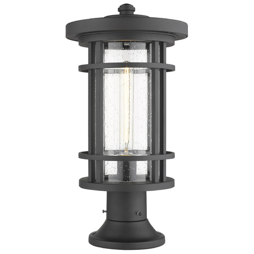 Jordan Black Post Light by Z-Lite