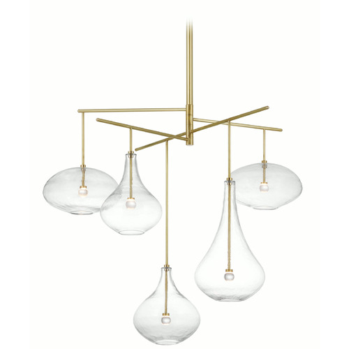 Champalimaud Lomme Chandelier in Brass by Visual Comfort Signature