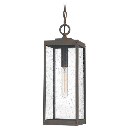 Westover Mini Pendant in Industrial Bronze by Quoizel Lighting