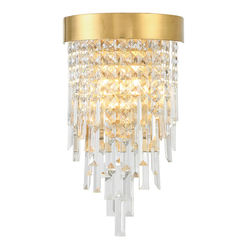 Crystorama Lighting Winfield Antique Gold Sconce