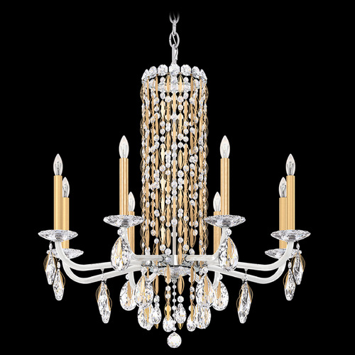 Schonbek Worldwide Lighting Siena Heirloom Gold Crystal Chandelier