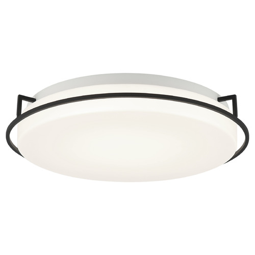Matteo Lighting Brammerton Matte Black LED Flushmount Light