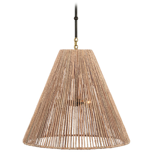 Goodman Bronze Antique Brass Natural Hanging Light