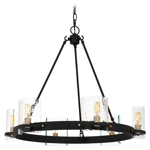 Quoizel Lighting Quoizel Lighting Gloucester Matte Black Chandelier GLC5028MBK
