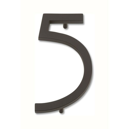 Oil Rubbed Bronze House Number 5 by Atlas Homewares