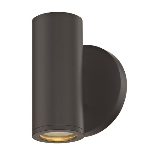 Design Classics Lighting LED Cylinder Outdoor Wall Light Bronze 2700K 1771-BZ S9382 LED 2700K