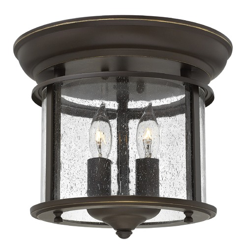 Gentry 9-Inch Olde Bronze Flush Mount by Hinkley Lighting