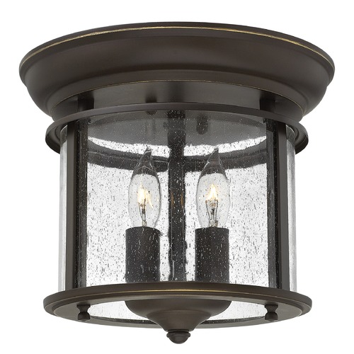 Hinkley Gentry 9-Inch Olde Bronze Flush Mount by Hinkley Lighting 3472OB