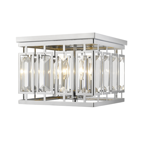 Mersesse Chrome Flush Mount by Z-Lite