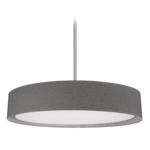 Dalton Brushed Nickel LED Pendant by Kuzco Lighting