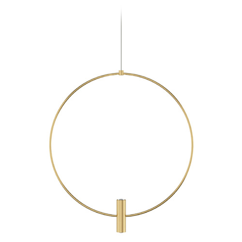 Visual Comfort Modern Collection Layla Natural Brass LED Pendant Light
