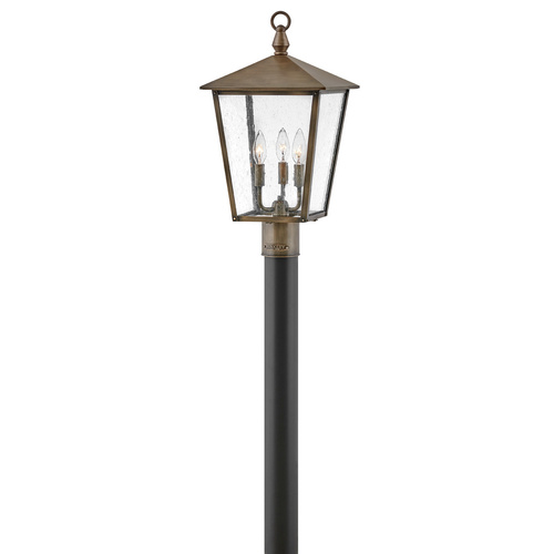 Huntersfield Medium Post Top Lantern in Bronze by Hinkley Lighting