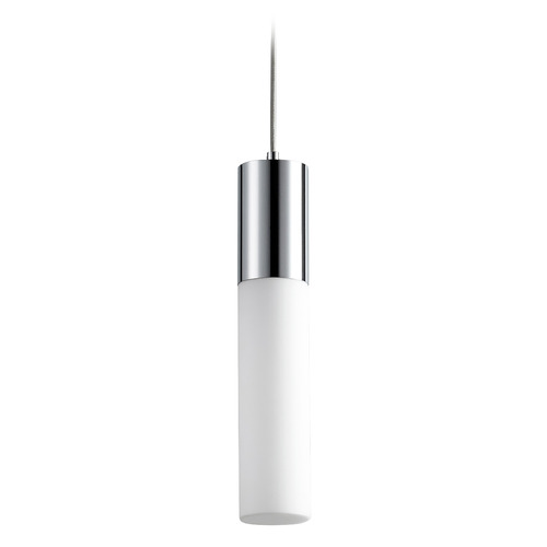Magnum Glass LED Pendant in Polished Chrome by Oxygen Lighting