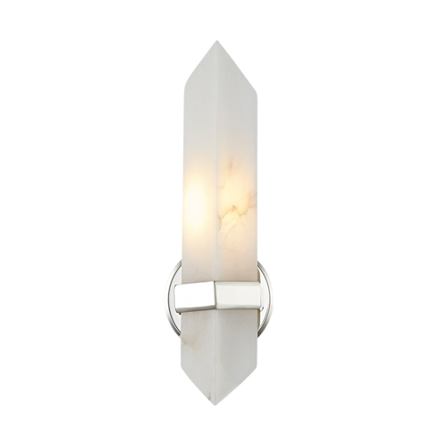 Alora Lighting Alora Lighting Elisa Carlucci Valencia Polished Nickel Sconce WV334105PNAR