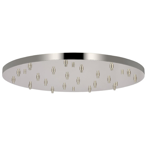 Visual Comfort Modern Collection Sean Lavin Polished Nickel Ceiling Adaptor