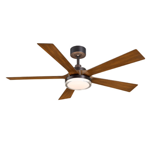 Fanimation Fans Torchaire 52 Dark Bronze LED Ceiling Fan with Light