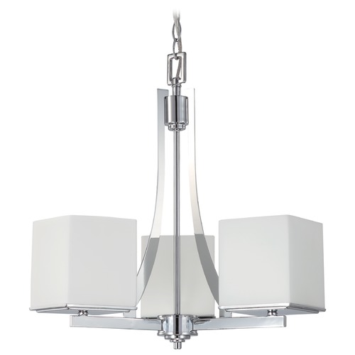 Nuvo Lighting Modern Mini Chandelier in Polished Chrome by Nuvo Lighting 60/4085