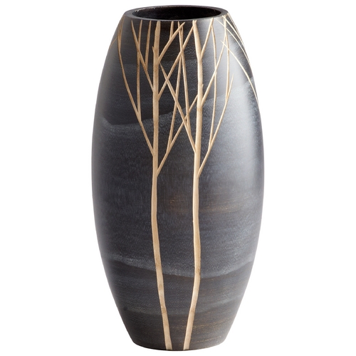 Onyx Winter Black Vase by Cyan Design