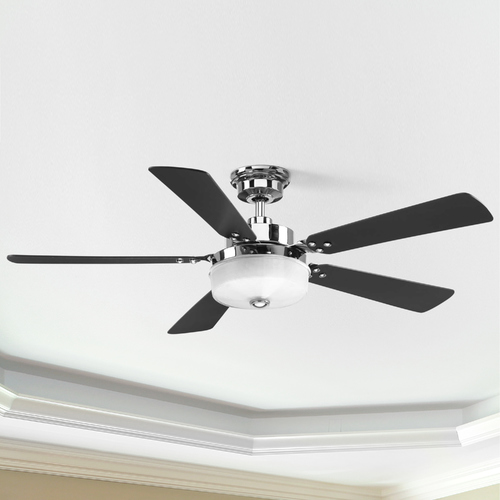 Progress Lighting Tempt Polished Chrome LED Ceiling Fan by Progress Lighting P2578-1530K