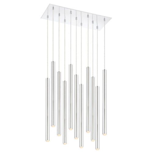 Z-Lite Forest Chrome LED Multi-Light Pendant by Z-Lite 917MP24-CH-LED-11LCH