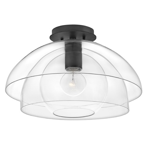 Hinkley Lotus Convertible Semi-Flush Mount in Black by Hinkley Lighting 39061BLK