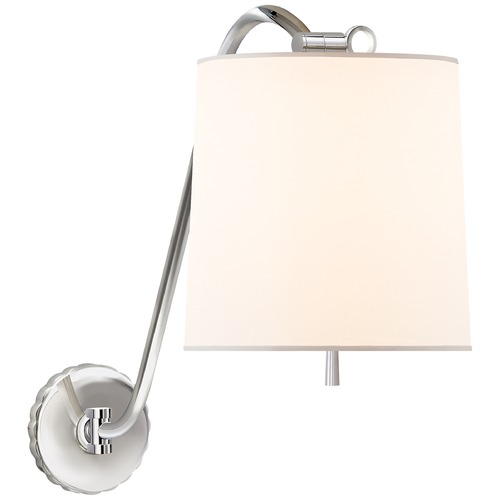 Visual Comfort Signature Collection Barbara Barry Understudy Sconce in Polished Nickel by Visual Comfort Signature BBL2010PNS