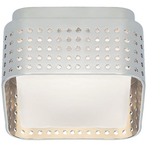 Kelly Wearstler Precision Flush Mount in Nickel by Visual Comfort Signature