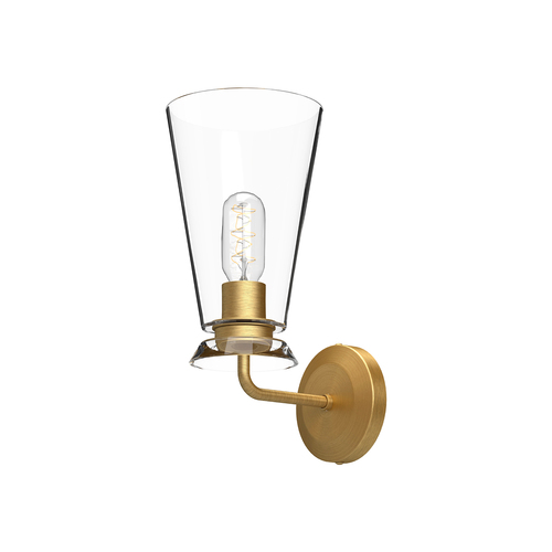 Alora Lighting Salem Brushed Gold Switched Sconce