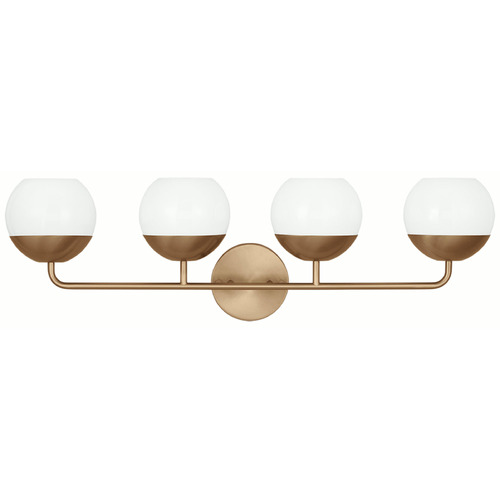 Visual Comfort Studio Collection Alvin Satin Brass Bathroom Light
