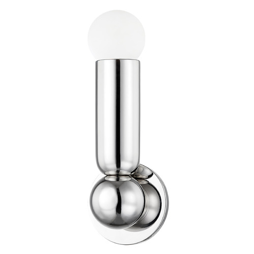Mitzi by Hudson Valley Mitzi Chloe Polished Nickel Single Wall Sconce H720101-PN