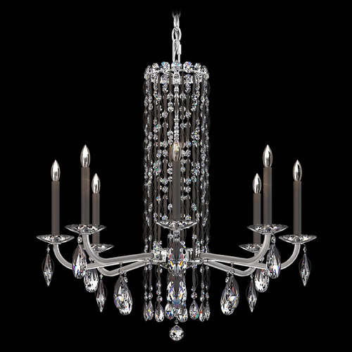 Schonbek Worldwide Lighting Siena Black Crystal Chandelier